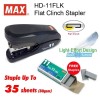MAX Vaimo 11 Flat Clinch Stapler HD-11FLK Coin Flip Sealer