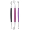Wilton Basic 3-Piece Fondant and Gum Paste Tool Set -