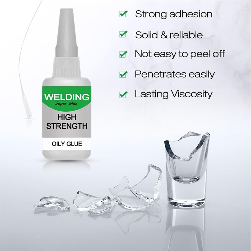 2Pack Welding High Strength Oily Glue, Magic Glue Strong &