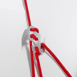 Provare QT Rope tensioner ロープテンショナー シルバー 自在金具 多機能ガイラインアジャスター テント ランナー ロープストッパー (5)