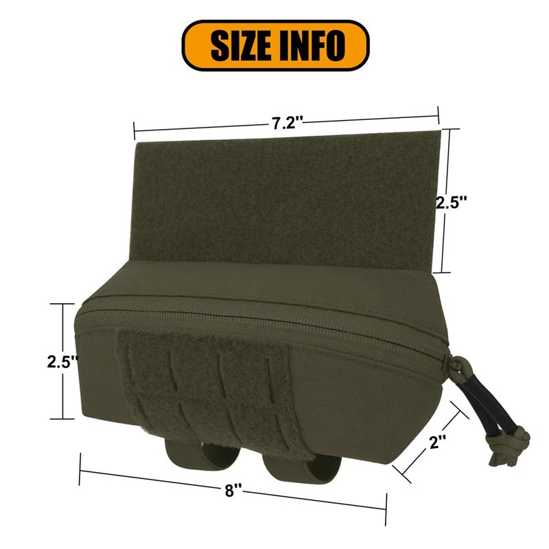 KRYDEX Tactical Small Drop Pouch Mini Dangler Pouch with Hook