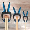 ROCKLER Medium Blue Black Bandy Clamps for Woodworking Easy Grip