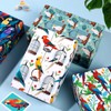 Pineraap Parrot Wrapping Paper 12 Sheets Colorful Parrot Designs Gift