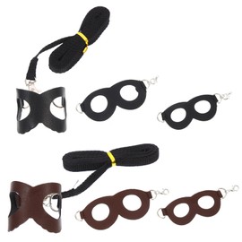 Balacoo 4 Sets of Hamster Leash Household Rat Leash Portable Rat Harness Convenient Hamster Harness Sugar Glider Accessory Guinea Pig Harness Hamster Leash Portable Rat Harnesses