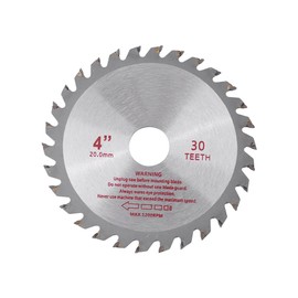 4inches 30T Teeth Cemented Carbide Circular Saw Blade Cutting Disc Wood Cutting Tool Bore Diameter 20mm