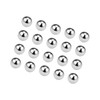 ACROPIX 50pcs Solid Chrome Steel G10 Precision 3.5mm Universal Silver