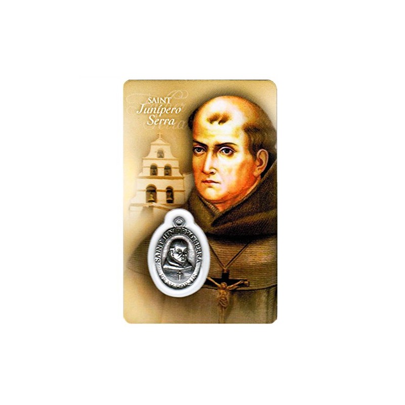 RosaryMart Saint Junipero Serra, Prayer Card