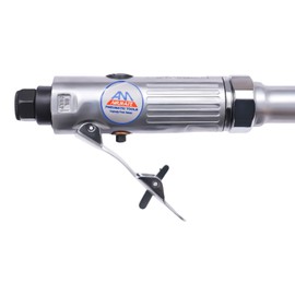 Hteedy Angle Air Die Grinder, 18000RPM 1/4inch Air Angle Edge Die Grinder Cutter Polisher Air Tool Long Handle Long Handle Air Angle Grinder Polisher for Grinding, Polishing, Deburring