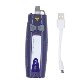 Visual Fault Locator 30km Rechargeable Portable Fiber Optic Source Tester Detector