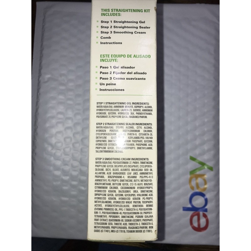 EASY STRAIGHT 1 Week Temporary Straightener For Hair NIB unsealed
