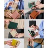 Lizdays Bi-fold Wallet, Genuine Leather, Small Size, Compact, Women's (Dark