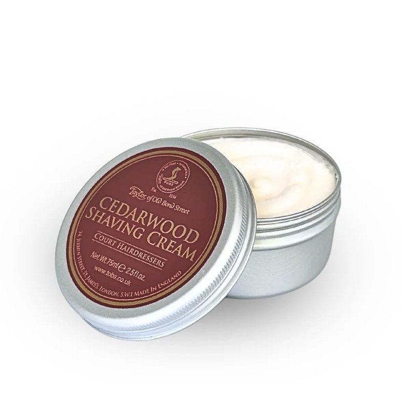 Taylor of Old Bond Street 75ml Cedarwood Shaving Cream Bowl