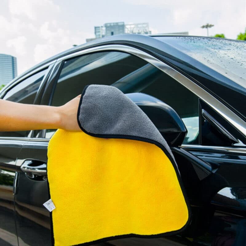 AIMALL 6PCS Car Wash Cloth Microfibre Super Absorbent Polishing Cleaning