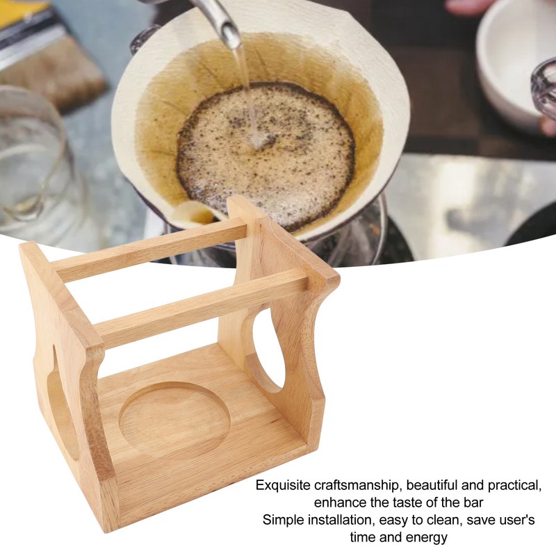 Wood Pour Over Coffee Stand Multifunction Pour Over Coffee Dripper