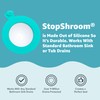StopShroom STBLU232 Universal Stopper Plug Cover for Bathtub, Bathroom and