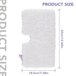 Steam Pocket Mop Replacement Pads for Shark S3500 Series S3501 S3601 S3550 S3901 SE450 S3801 S3801CO S3601D S2901 S2902 S3450 S3452 Steam Pocket Mop - 5 Packs