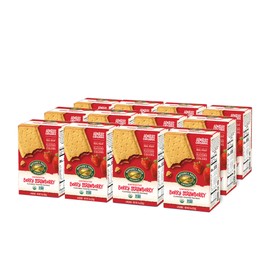Nature's Path Organic Unfrosted Berry Strawberry Toaster Pastries, 11 Ounce (Pack of 12), Non-GMO, Made From Real Berries