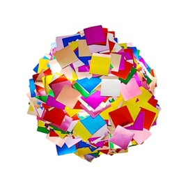 LIKENNY Sequin Confetti Decoration, Glitter, Square, Confetti Decoration, Approx. 7.1 oz (200 g), For Birthdays, Anniversaries, Weddings, Valentine's Day, Parties, Cultural Festivals, Celebrations