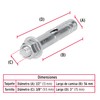 Fiero TAE-3/8T, Bolsa con 4 taquetes expansivos de 3/8" con