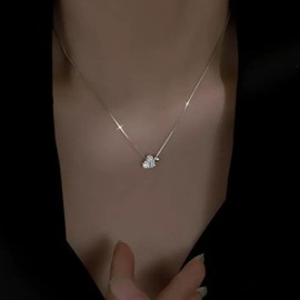 Mother Daughter Necklace Double Heart Necklace Silver Necklace for Women Birthday Jewelry Gifts for Mom Daughter