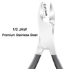 Ejiubas Cuticle Trimmer with Cuticle Pusher Cuticle Nipper Professional Grade