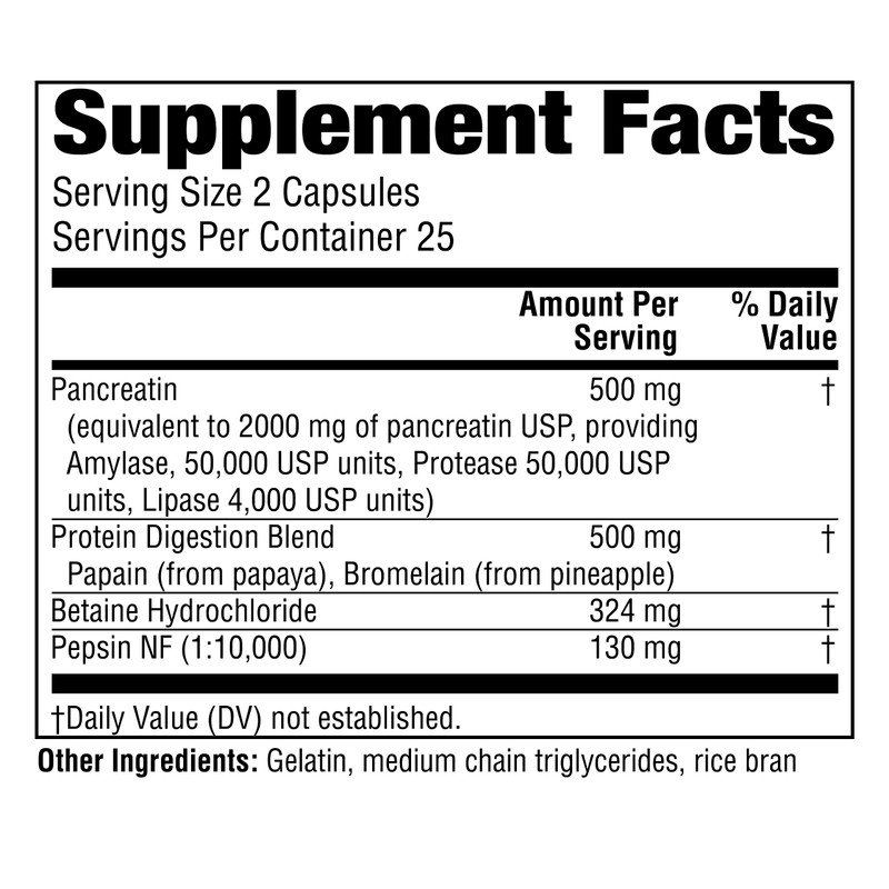 Twinlab Super Enzyme Caps - Constipation Supplement with Digestive Enzymes