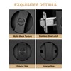 Lethato Pocket Door Hardware Black, Pocket Door Lock with Pull,