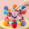 Baby Hand Rattle Toy Colorful 12 Teething Balls Gum Massage