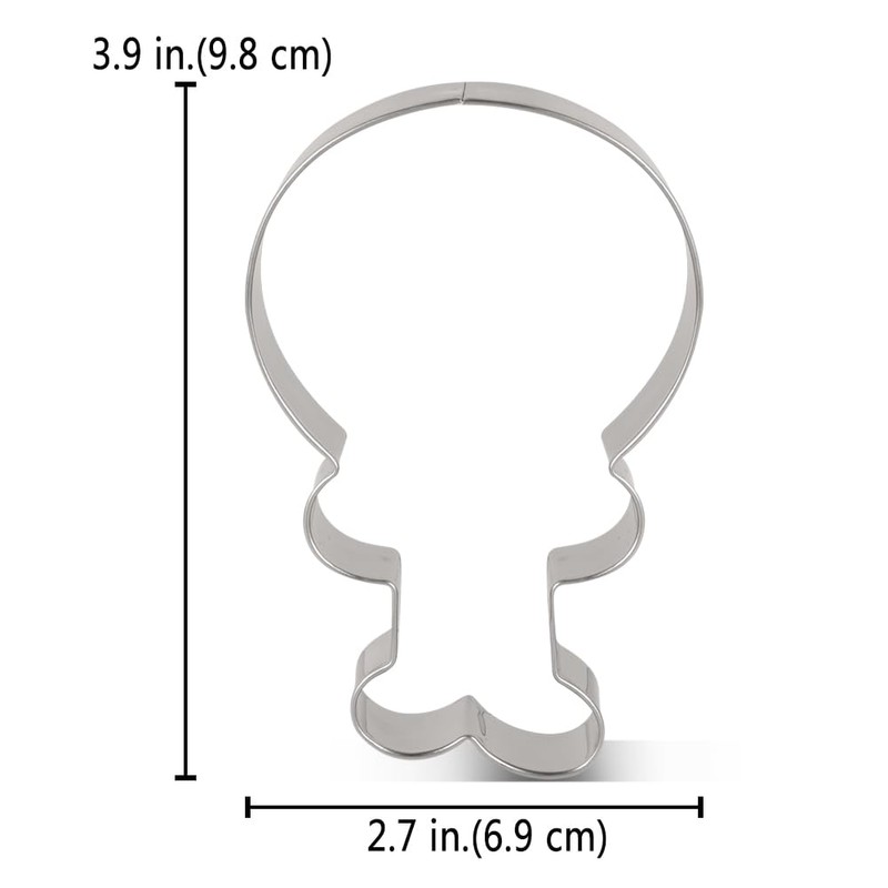 LILIAO Thanksgiving Turkey Leg Cookie Cutter - 2.7 x 3.9