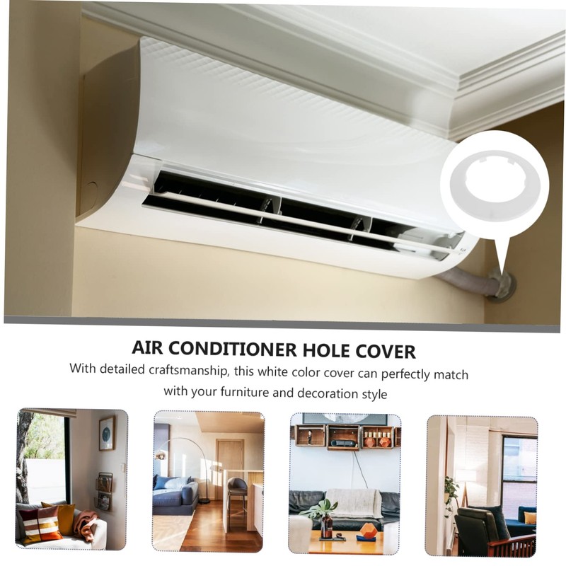 LIFKOME 10 Hole Decorative Covers Air Conditioner Vent Caps Louvre