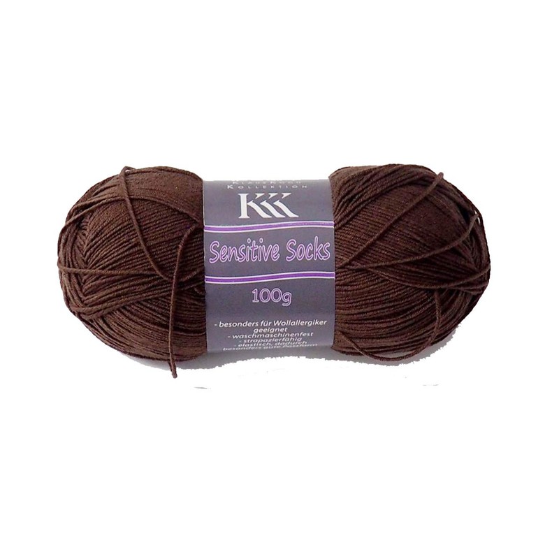 KKK Sensitive Socks Wool Brown