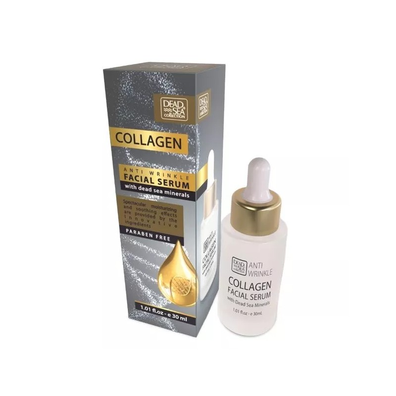 Dead Sea Collection Moisturizer Hyaluronic Acid & Collagen Facial Serum