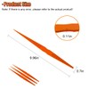 UHANBUT Car Door Panel Gap Alignment Gauge, Plastic Snake Ruler