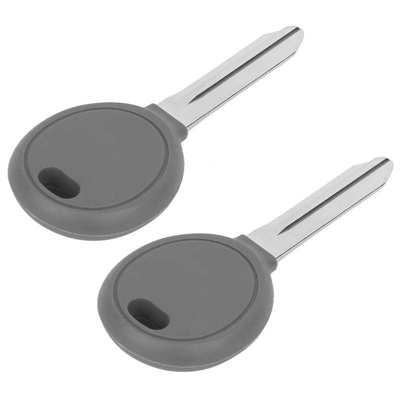 2Pcs Transponder Ignition Car Key with 46 Ceramic Chip Fit