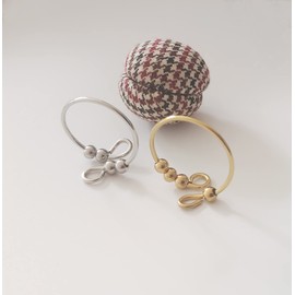 Anxiety Fidget Ring Women Spinner Rings Anxiety Fidget Ring Anxiety Ring with Beads Stress Relief Ring,Spinner Ring,2PCS