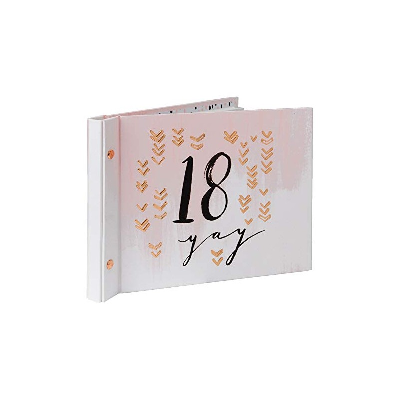 Luxe Birthday Guest Book With Photo Album by Hotchpotch -