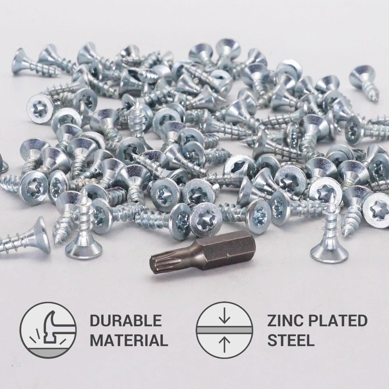 SKIR'CO (Pack of 300) 4.5 x 16mm Galvanised Steel Wood