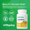 Wellsgoing Turmeric Curcumin 2300mg with Black Pepper Extract – High