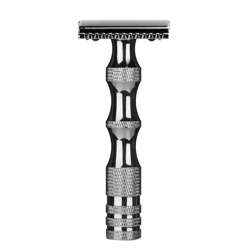 Classic Men Anti skid Metal Handle Dual Blade Shaver Vintage