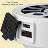 LED Camping Lantern USB Rechargeable Hourglass Solar Powered Camping Light