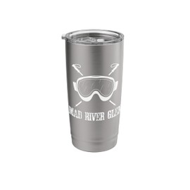 Mad River Glen Vermont Rustic Ski Skier Skiing Goggles Snow Stainless Steel Insulated Tumbler