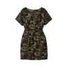 SOLY HUX Women's Plus Size Camo Print Dress Short Sleeve