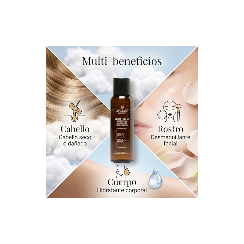 Philip Martins Jojoba Pure Oil Hidratación Capilar Aceite Jojoba Cabello