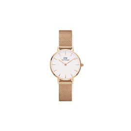 Daniel Wellington DW Ladies Petite Melrose 1.1 inch (28 mm) Watch, rose gold, Bracelet Type