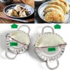 BluVast Pierogi Maker, Dumpling Maker, 2 Pieces Stainless Steel Ravioli