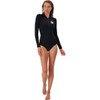 RIP CURL Womens Classic Long Sleeve Surf Suit - Black