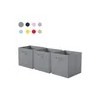 Cajas De Almacenamiento De Organizadora Tela Plegables/3pcs