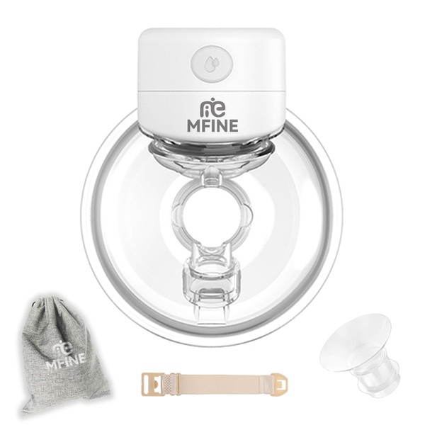 MFINE S12 Hands-Free Breast Pump Wearable, Low Noise, Wearable Breast