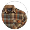 Gioberti Men's Brushed Flannel 100% Cotton Plaid Checkered Shirt with