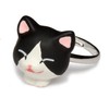 ペットラバーズ 指輪 猫 リング なかの由峰 デザイン 白黒 RN-1004